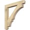 Ekena Millwork Balboa Craftsman Rough Sawn Bracket, Douglas Fir, 4"W x 34"D x 34"H BKT04X34X34BOA04RDF - alternate 1